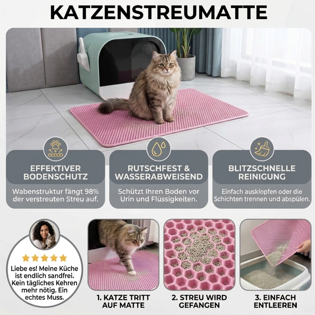 Katzenstreumatte Pro